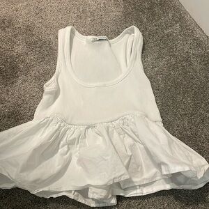 Zara White Tank top